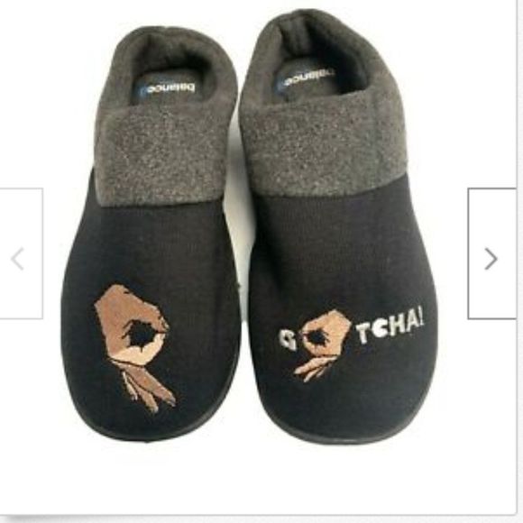 GOTCHA Sock Shoe Slippers Unisex Black Gray Balanced Footwear  Size 7-8 - Picture 2 of 3